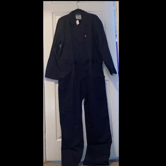 Size men's XL PORTWEST Bizflame 88/12 Classic FR Coveralls - UFR87, Navy Blue - Picture 6 of 8
